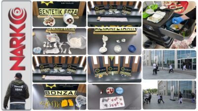   Uşak İl Emniyet Müdürlüğü, uyuşturucu madde ticaretine yönelik yürütülen