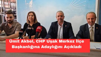 Cumhuriyet Halk Partisi (CHP) Uşak’ta siyaset sahnesi hareketleniyor. İş insanı