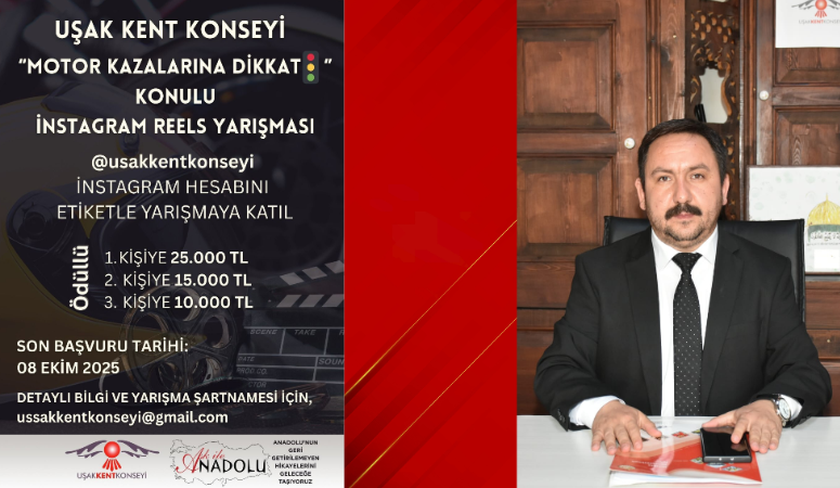 Uşak Kent Konseyi, motor kazalarına dikkat çekmek ve toplumsal farkındalığı