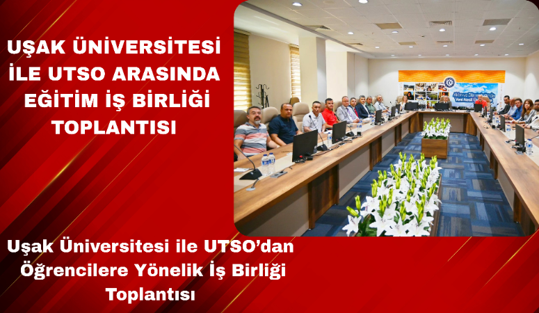 Uşak Üniversitesi Rektör Vekili Prof. Dr. Lütfi Özav’ın başkanlığında, Uşak