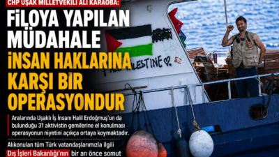 Ali Karaoba, Filistin’e insani yardım götürmek amacıyla yola çıkan uluslararası