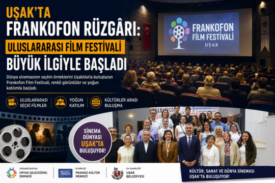 Dünya sinemasının seçkin örneklerini Uşaklılarla buluşturan, Ortak Geleceğimiz Derneği tarafından