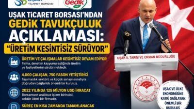 &nbsp; Sektörel denetime ilişkin açıklama yapıldı Uşak Ticaret Borsası Yönetim