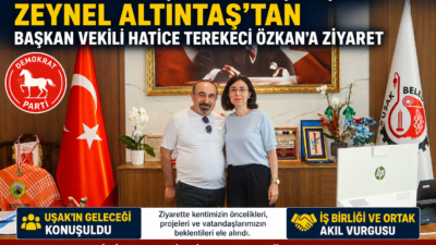 Demokrat Parti Uşak Merkez İlçe Başkanı Zeynel Altıntaş, Uşak Belediye
