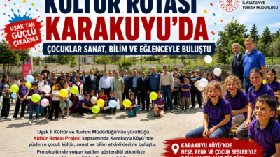 Uşak İl Kültür ve Turizm Müdürlüğü tarafından yürütülen Kültür Rotası