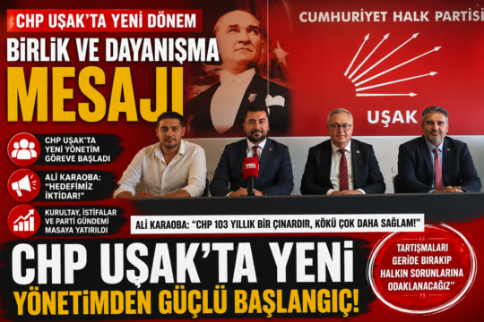 Cumhuriyet Halk Partisi (CHP) Uşak Milletvekili Ali Karaoba, CHP Uşak