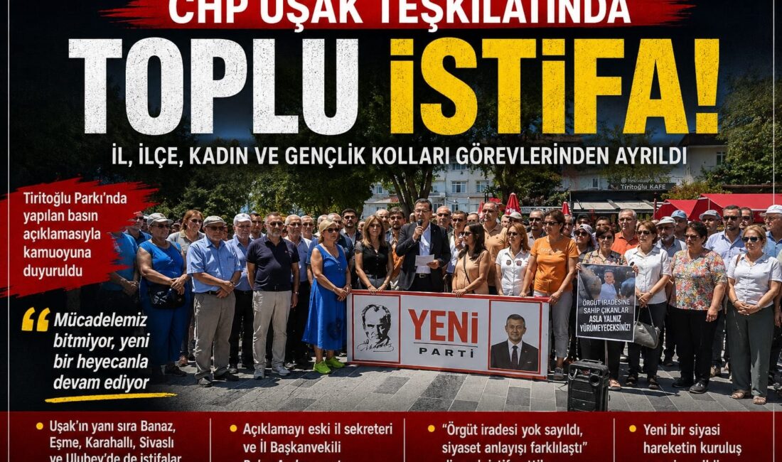Cumhuriyet Halk Partisi (CHP) Uşak İl Örgütü, ilçe teşkilatları ile