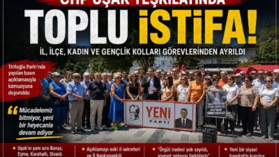 Cumhuriyet Halk Partisi (CHP) Uşak İl Örgütü, ilçe teşkilatları ile