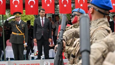 30 Ağustos Zafer Bayramı’nın 104’üncü yıl dönümü, Uşak’ta düzenlenen tören