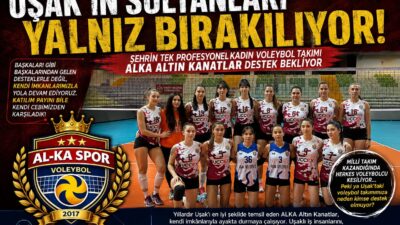 Uşak’ı Türkiye Voleybol Federasyonu Kadınlar 2. Ligi’nde temsil eden ALKA