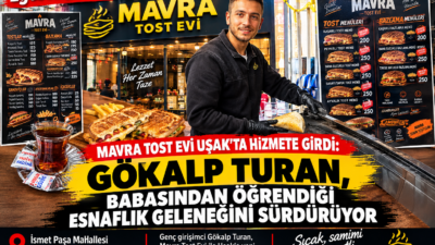 Uşak’ta gıda sektörüne yeni bir işletme daha kazandırıldı. 27 yaşındaki