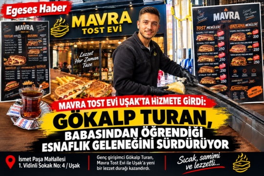 Uşak’ta gıda sektörüne yeni bir işletme daha kazandırıldı. 27 yaşındaki