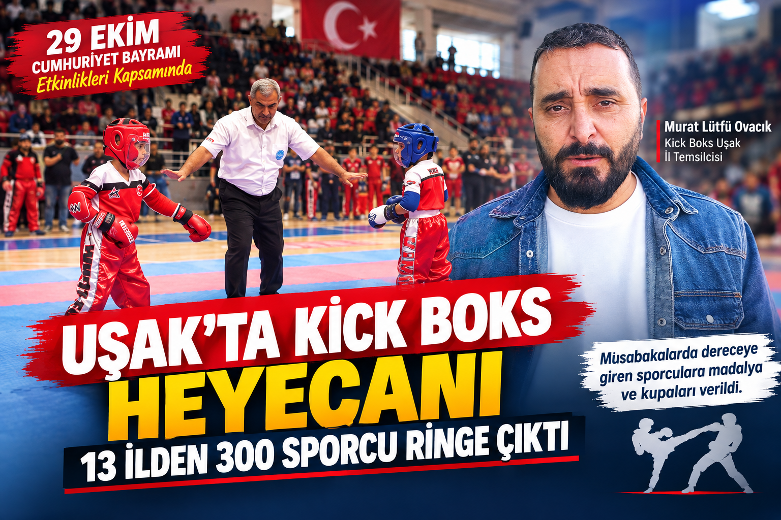 &nbsp; 29 Ekim Cumhuriyet Bayramı etkinlikleri kapsamında düzenlenen Kick Boks